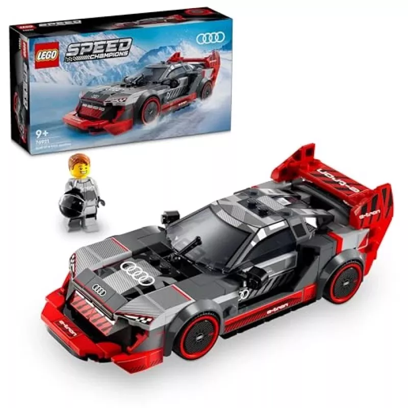 LEGO Speed Champions 76921 Audi S1 E-Tron Quattro set auto da corsa da costruire