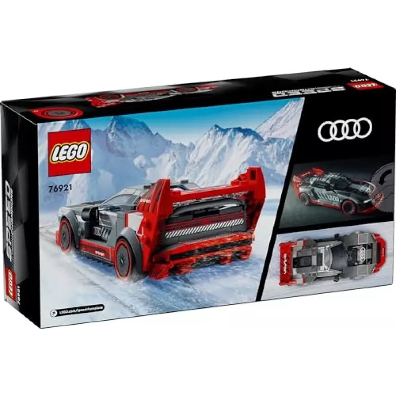 LEGO Speed Champions 76921 Audi S1 E-Tron Quattro set auto da corsa da costruire
