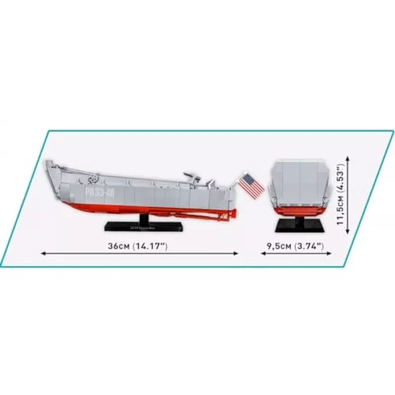Set da costruzione Cobi LCVP Higgins Boat 715 pezzi età 8+
