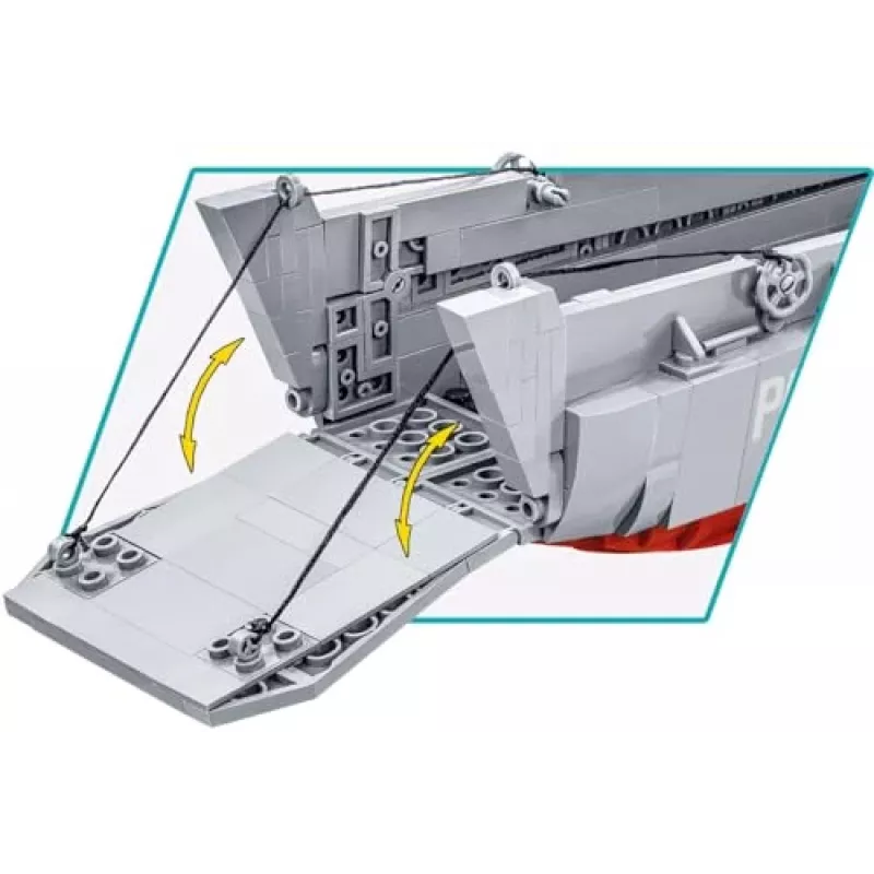 Set da costruzione Cobi LCVP Higgins Boat 715 pezzi età 8+