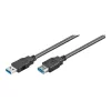 Wentronic Goobay cavo prolunga USB 3.0 SuperSpeed, nero, 5 m - connettore USB 3.0 (Type-A) > connettore femmina USB 3.0 (Type-A) (95726)