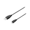 Equip cavo USB 2.0 Type-A a Micro-B, 1.0m, nero, 1 m, USB A, Micro-USB B, USB 2.0, maschio/maschio, nero