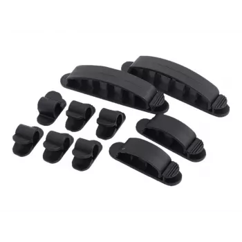 LogiLink KAB0039 fascette per cavi nere 10 pz.