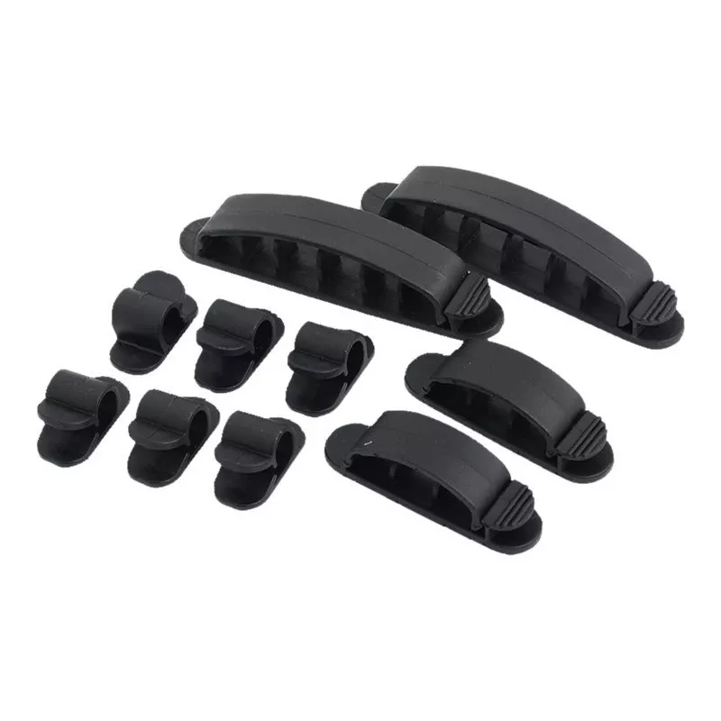 LogiLink KAB0039 fascette per cavi nere 10 pz.