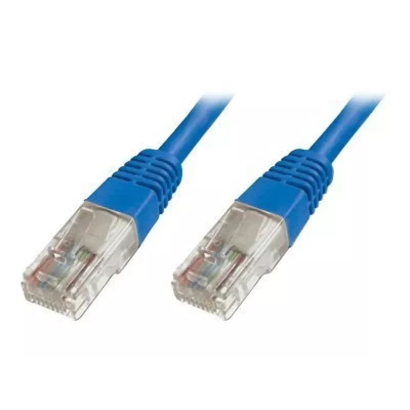 Cavo patch U/UTP Cat.5e PVC 3 m blu