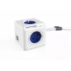 Ciabatta Allocacoc 2402BL/FREUPC 1,5 m 4 prese AC per interni blu, bianco
