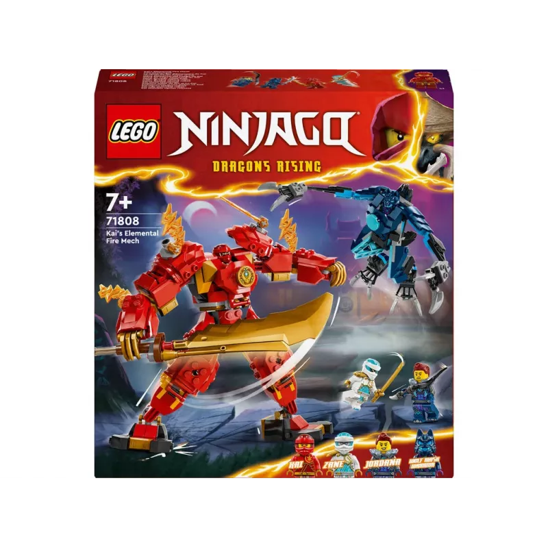 LEGO NINJAGO set 71808 — 322 pezzi, 4 minifigure, altezza 160 mm, età 7+