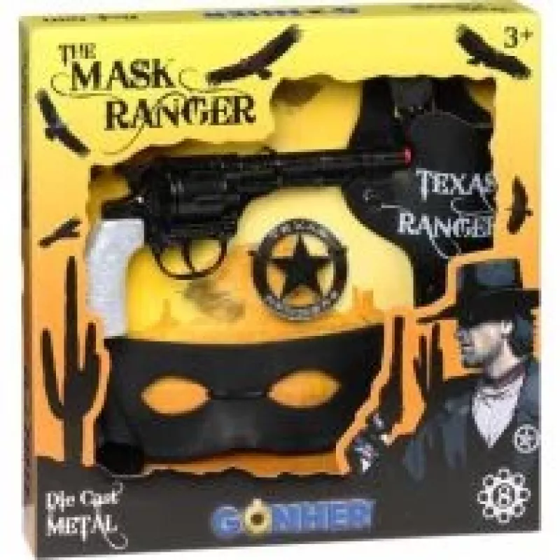 Gonher set cowboy con maschera