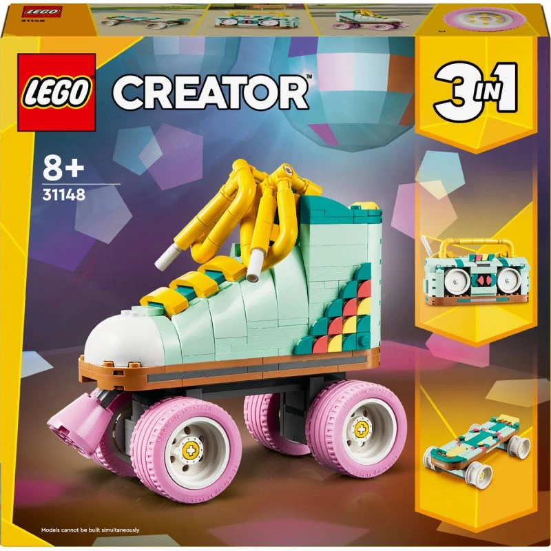 LEGO Creator set scarpe da ginnastica retrò da costruire 31148 modello 2 in 1, 342 pezzi, 140×160×70 mm