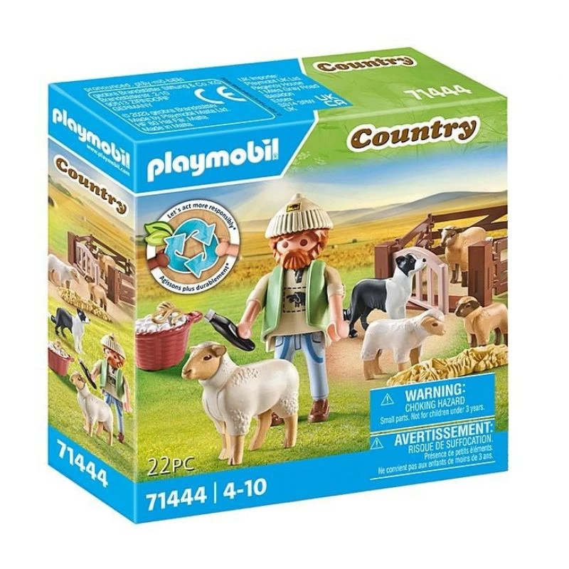 Gioco di simulazione del pastore con pecore Playmobil