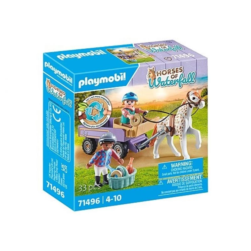 Playmobil 71496 Horses of Waterfall: carrozza pony
