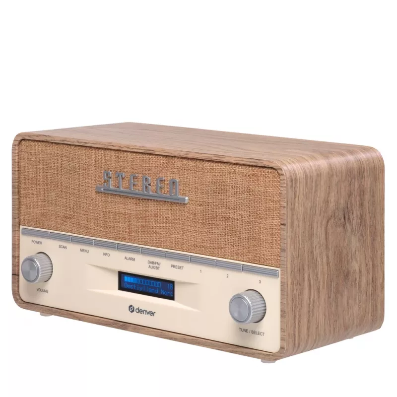 Radio portatile Denver DAB-36LW sintonizzatore digitale DAB+ 5W LCD