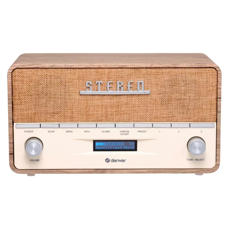 Radio portatile Denver DAB-36LW sintonizzatore digitale DAB+ 5W LCD