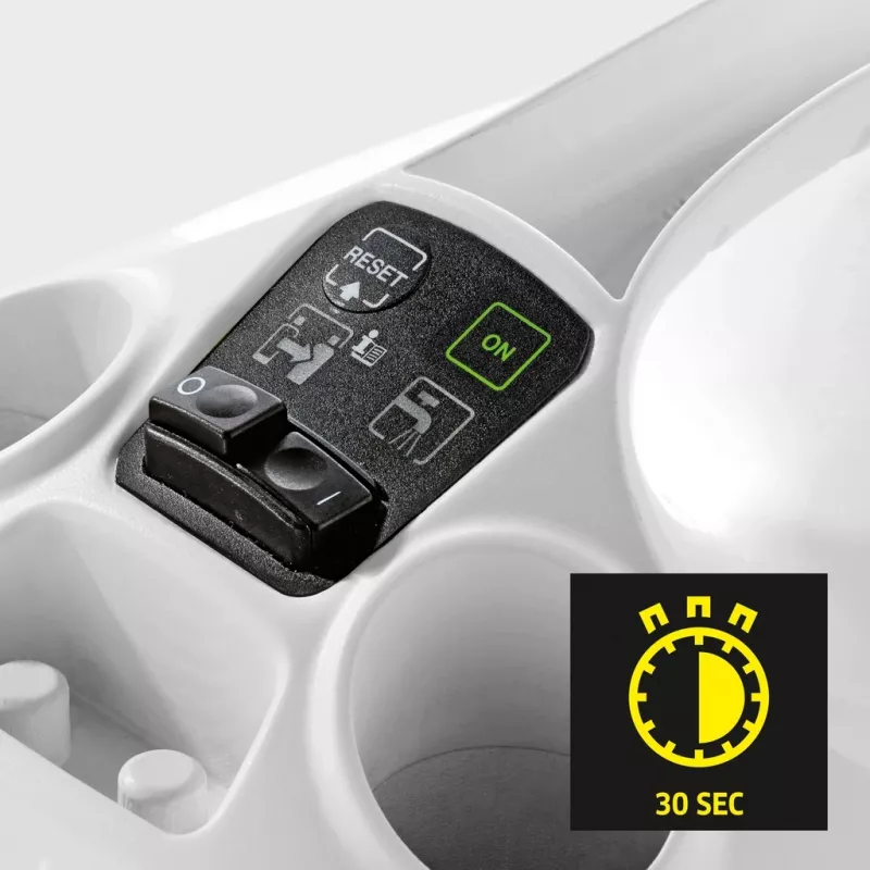 Kärcher SC 3 EasyFix 1.513-650.0 pulitore a vapore a cilindro, 1900 W, 3,5 bar, 0,5 l, nero/bianco
