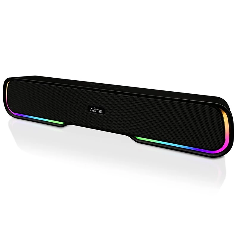 Diffusore MEDIA‑TECH Phantom MT3180 Soundbar 450W RMS, 80W a batteria, Bluetooth, con filo e senza fili, nero