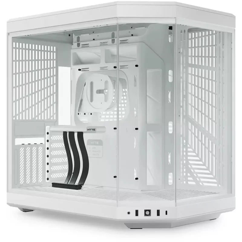 HYTE Y70 CS-HYTE-Y70-WW case per PC Midi Tower, E-ATX, vetro temperato, bianco neve