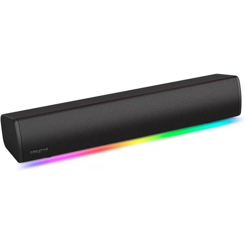 Sound Blaster GS3 soundbar gaming compatta con RGB e tecnologia SuperWide, alimentata via USB, Bluetooth 5.4, uscita cuffie per PC e Mac