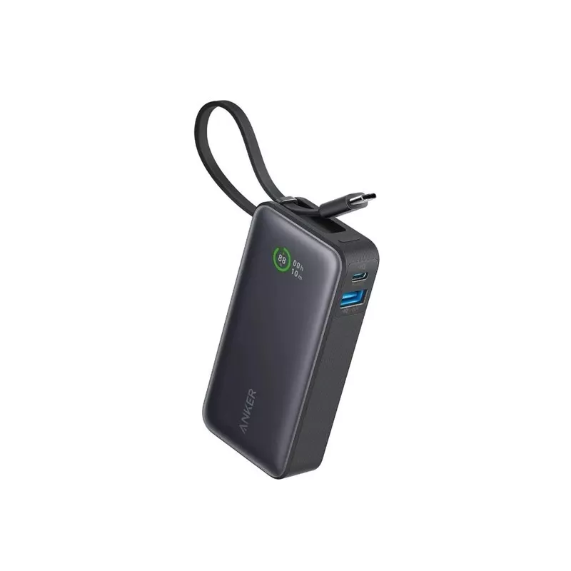 Powerbank 545 NANO 30W 10000mAh con cavo USB-C integrato, nero