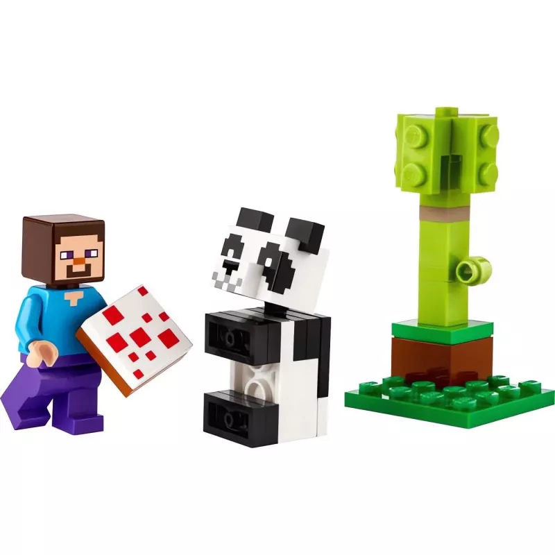 LEGO Minecraft Steve e Baby-Panda 30672 Polybag