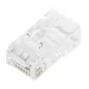 DIGITUS connettore modulare RJ45 (8P8C) pass-through, CAT 5e, non schermato, AWG 26-24, 100 pezzi (X-ML-5U-EZ)