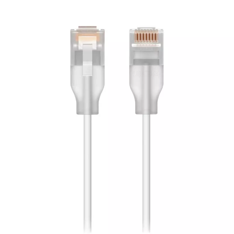 Ubiquiti UACC-Cable-Patch-EL-0.15M-W Cavo di rete traslucido, bianco Cat6