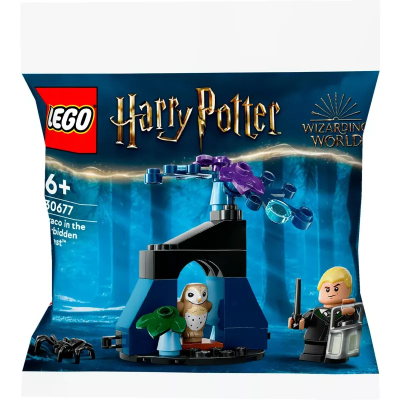 Giocattolo da costruzione LEGO Harry Potter set modello 30677 – Draco nella Foresta Proibita scena con minifigure