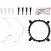 Thermaltake Contac 9 SE dissipatore ad aria per processore 9,2 cm Nero. Bianco