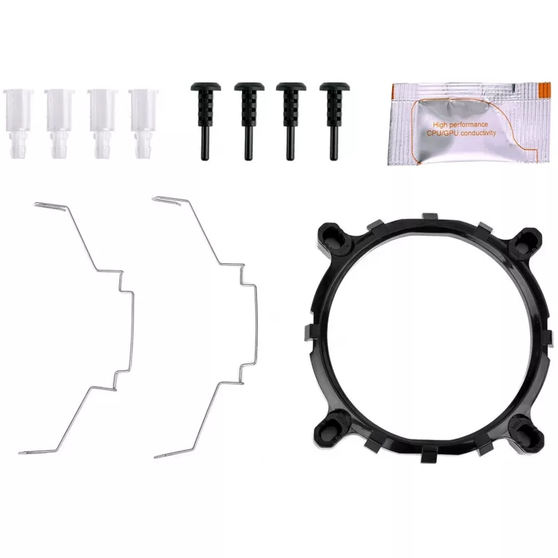 Thermaltake Contac 9 SE dissipatore ad aria per processore 9,2 cm Nero. Bianco