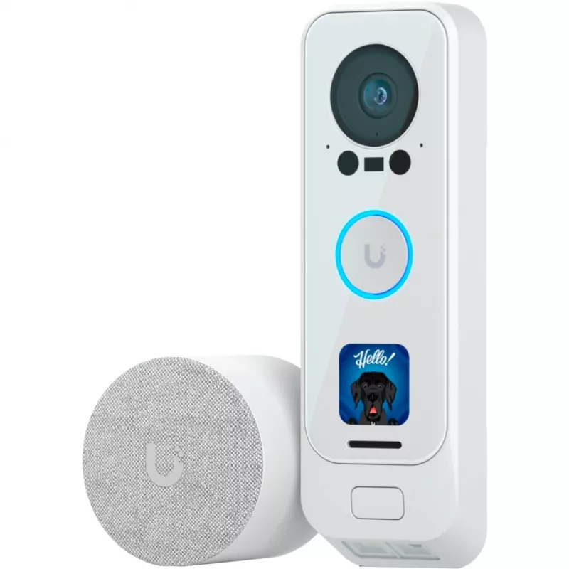 Videocampanello Ubiquiti UniFi Protect UVC-G4 Doorbell Pro PoE Kit con gong, 5 MP, bianco