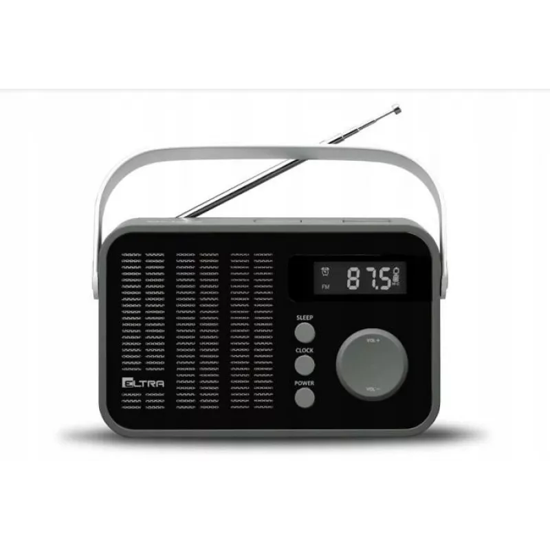 Radio Eltra Modello 261 con sintonia digitale PLL, nero