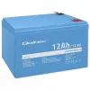 Batteria ricaricabile Qoltec LiFePO4 litio ferro fosfato 12,8 V 12 Ah 153,6 Wh con BMS