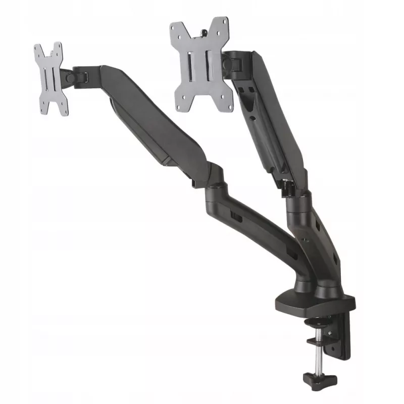 Supporto da tavolo con pistone a gas per 2 LED / LCD 13-27 pollici L-13GD