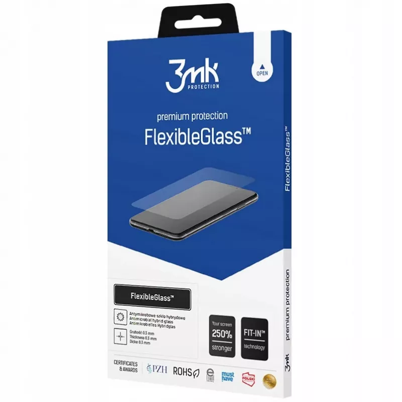 Vetro protettivo 3mk FlexibleGlass per Galaxy S24 Ultra vetro ibrido per display