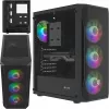 Case Fury Shobo SH4F con finestra RGB e 4 ventole MIDI computer PC