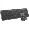 Logitech MK950 Signature slim tastiera mouse inclusi ufficio RF Wireless + Bluetooth QWERTY US International grafite