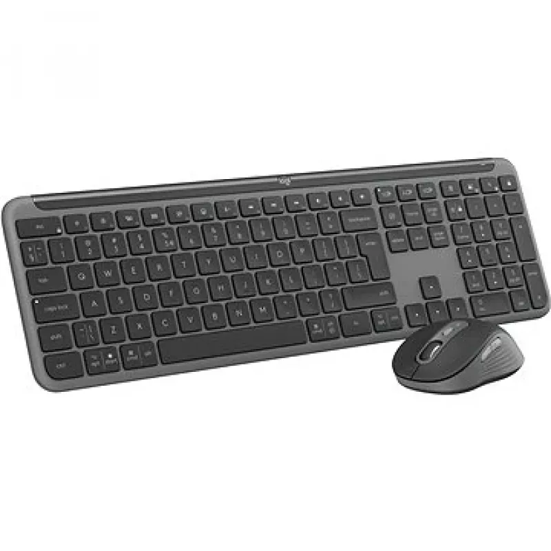 Logitech MK950 Signature slim tastiera mouse inclusi ufficio RF Wireless + Bluetooth QWERTY US International grafite