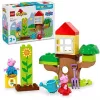 Lego 10431 Duplo Peppa Pig set gioco giardino e casa sull'albero