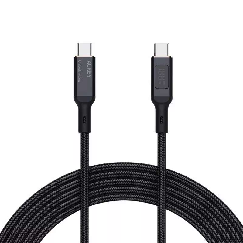 Cavo USB AUKEY CB-MCC102 1,8 m USB-C nero 480 Gbit/s