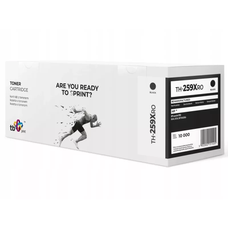 Toner per HP LJ PRO M404 CF259X TH-259XRO rigenerato nero