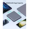 AUKEY Sprint X 20000mAh 100W Power Bank per laptop con PD3.0 - Grigio