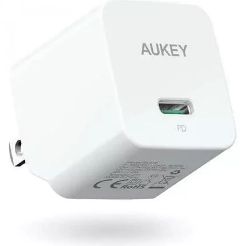 Mini caricabatterie da parete PA-Y20S bianco 1xUSB-C 20W PD Power Delivery