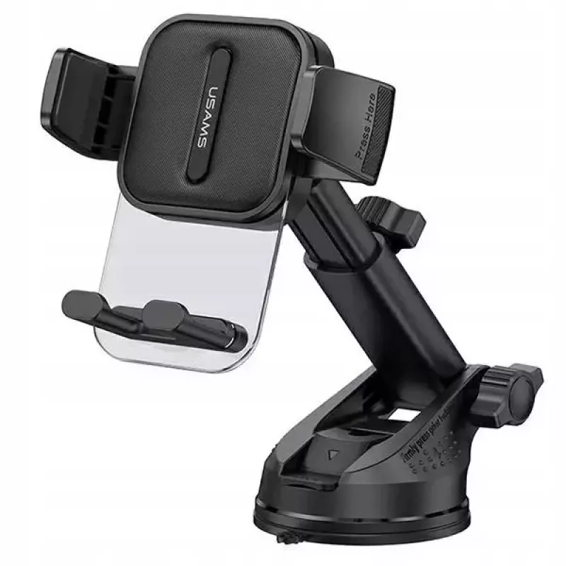 Supporto per cruscotto auto e parabrezza USAMS ZJ072 ZJ072ZJ01 nero – supporto universale per dispositivi