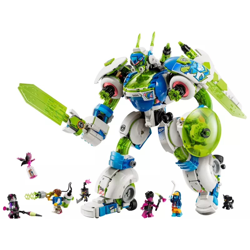 Giocattolo da costruzione LEGO Mateo e Z-Blob il mech cavaliere set 71485 — minifigure e set di gioco mech da costruire