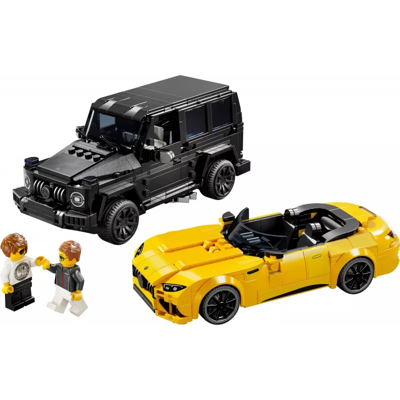 LEGO Speed Champions Mercedes-AMG G 63 e Mercedes-AMG SL 63 76924, multicolore