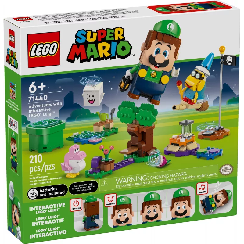 Set da costruzione LEGO 71440 Super Mario figura LEGO Luigi interattiva