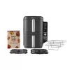 Ninja SL400EU friggitrice Double 9,5 L 2470 W friggitrice ad aria calda nero, grigio