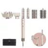 Shark FlexStyle 5-in-1 Air Styler e asciugacapelli con arricciacapelli automatici, spazzola piatta, spazzola ovale, bocchetta, diffusore, custodia, senza danni termici