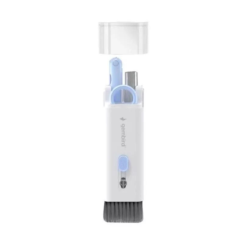 Gembird Kit di pulizia universale portatile 7-in-1 - bianco
