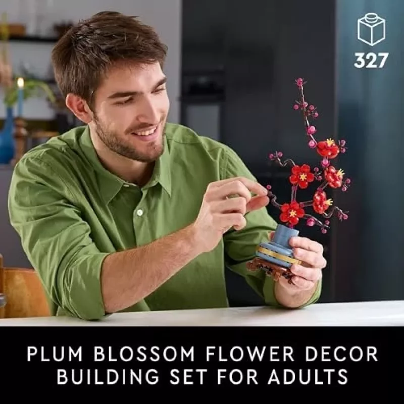 LEGO Icons set decorativo fiori di prugno 10369, multicolore