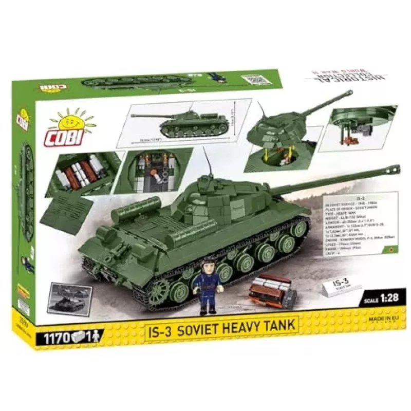 COBI Historical Collection WWII Is-3 carro armato pesante sovietico
